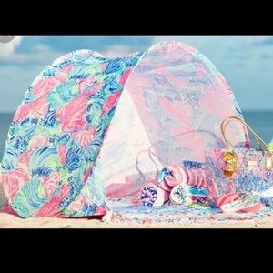NWT Lilly Pulitzer Beach Please Sun Shade Tent